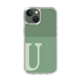 Slim Protection Case［ Original - initial two tone - U green ］