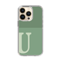 Slim Protection Case［ Original - initial two tone - U green ］