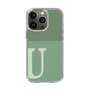 Slim Protection Case［ Original - initial two tone - U green ］