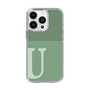 Slim Protection Case［ Original - initial two tone - U green ］