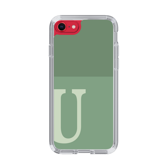 Slim Protection Case［ Original - initial two tone - U green ］
