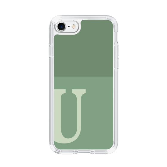 Slim Protection Case［ Original - initial two tone - U green ］