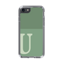 Slim Protection Case［ Original - initial two tone - U green ］