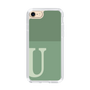 Slim Protection Case［ Original - initial two tone - U green ］