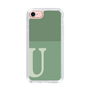 Slim Protection Case［ Original - initial two tone - U green ］