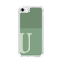 Slim Protection Case［ Original - initial two tone - U green ］