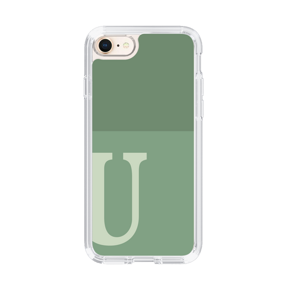 Slim Protection Case［ Original - initial two tone - U green ］