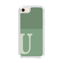 Slim Protection Case［ Original - initial two tone - U green ］