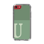 Slim Protection Case［ Original - initial two tone - U green ］