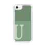 Slim Protection Case［ Original - initial two tone - U green ］