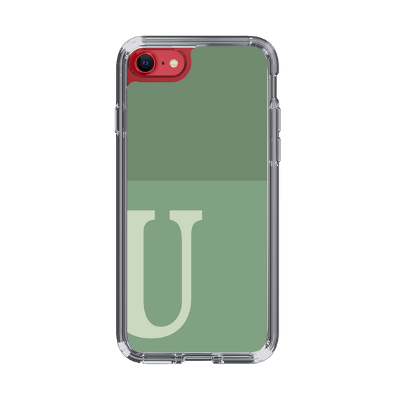 Slim Protection Case［ Original - initial two tone - U green ］