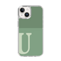 Slim Protection Case［ Original - initial two tone - U green ］