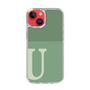 Slim Protection Case［ Original - initial two tone - U green ］