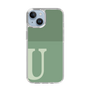 Slim Protection Case［ Original - initial two tone - U green ］