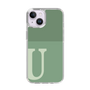 Slim Protection Case［ Original - initial two tone - U green ］