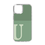 Slim Protection Case［ Original - initial two tone - U green ］