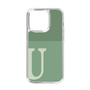 Slim Protection Case［ Original - initial two tone - U green ］