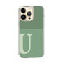 Slim Protection Case［ Original - initial two tone - U green ］
