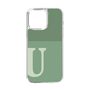 Slim Protection Case［ Original - initial two tone - U green ］
