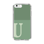 Slim Protection Case［ Original - initial two tone - U green ］