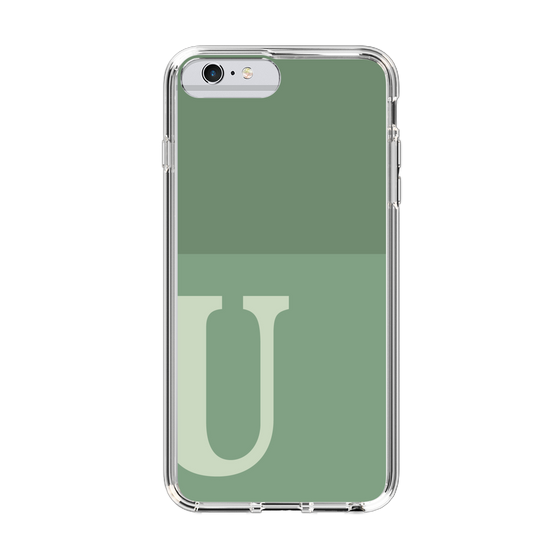 Slim Protection Case［ Original - initial two tone - U green ］