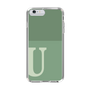 Slim Protection Case［ Original - initial two tone - U green ］