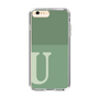 Slim Protection Case［ Original - initial two tone - U green ］