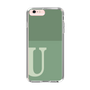Slim Protection Case［ Original - initial two tone - U green ］