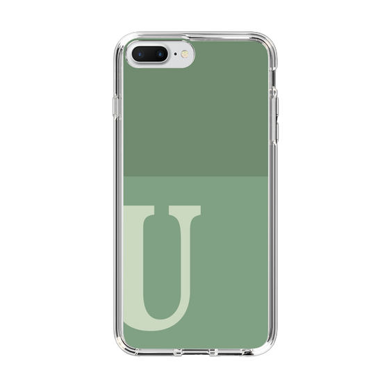 Slim Protection Case［ Original - initial two tone - U green ］