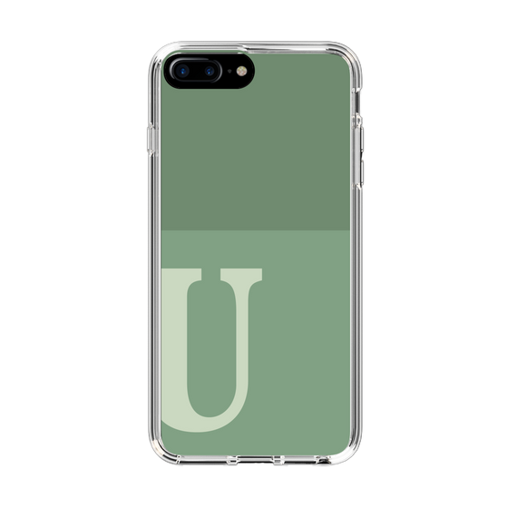 Slim Protection Case［ Original - initial two tone - U green ］