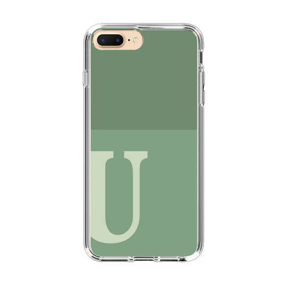 Slim Protection Case［ Original - initial two tone - U green ］