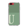 Slim Protection Case［ Original - initial two tone - U green ］
