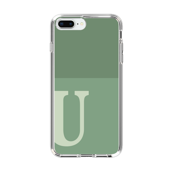 Slim Protection Case［ Original - initial two tone - U green ］