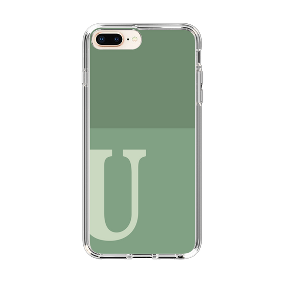 Slim Protection Case［ Original - initial two tone - U green ］