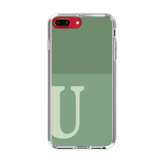 Slim Protection Case［ Original - initial two tone - U green ］