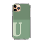 Slim Protection Case［ Original - initial two tone - U green ］