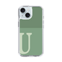 Slim Protection Case［ Original - initial two tone - U green ］
