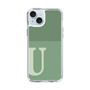 Slim Protection Case［ Original - initial two tone - U green ］