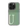 Slim Protection Case［ Original - initial two tone - U green ］