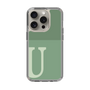 Slim Protection Case［ Original - initial two tone - U green ］
