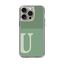 Slim Protection Case［ Original - initial two tone - U green ］