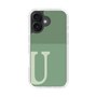 Slim Protection Case［ オリジナル - initial two tone - U green ］