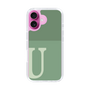 Slim Protection Case［ オリジナル - initial two tone - U green ］