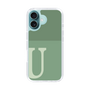 Slim Protection Case［ オリジナル - initial two tone - U green ］