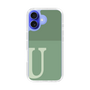 Slim Protection Case［ オリジナル - initial two tone - U green ］