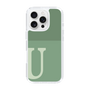 Slim Protection Case［ オリジナル - initial two tone - U green ］