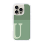 Slim Protection Case［ オリジナル - initial two tone - U green ］