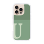 Slim Protection Case［ オリジナル - initial two tone - U green ］