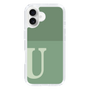 Slim Protection Case［ オリジナル - initial two tone - U green ］