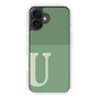 Slim Protection Case［ オリジナル - initial two tone - U green ］